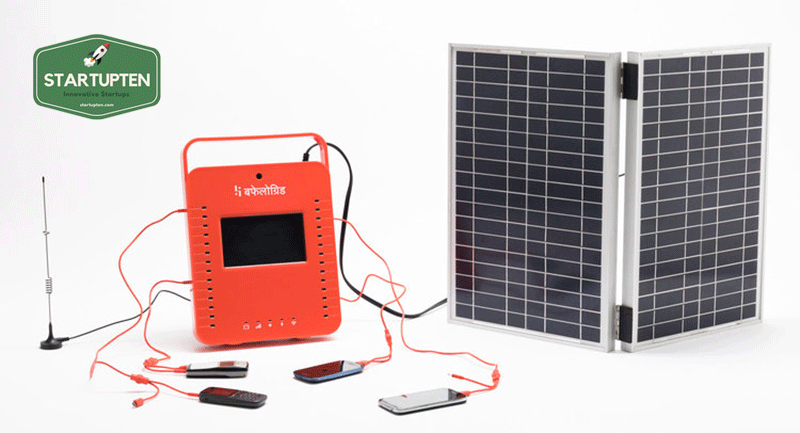 معرفی ابزار برقراری ارتباطات و شارژ رایگان با انرژی خورشیدی در استارت آپ 10